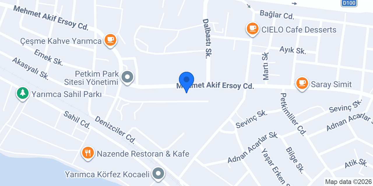 NG Çiçek Evi Körfez konumu