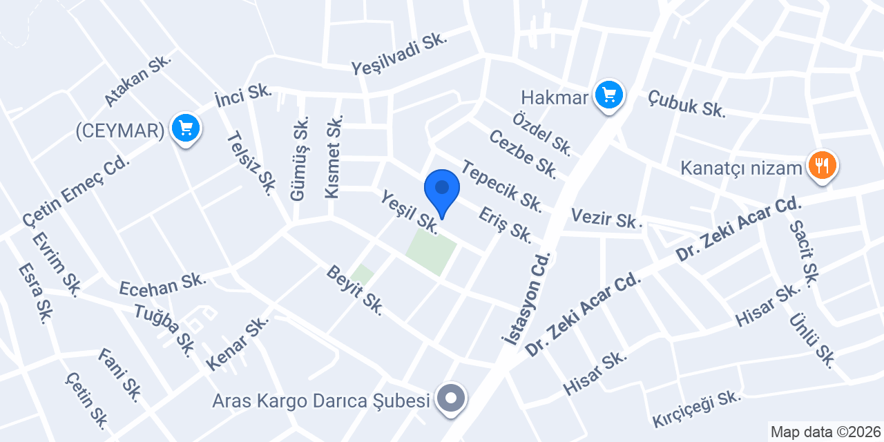 Darıca TAMİR konumu