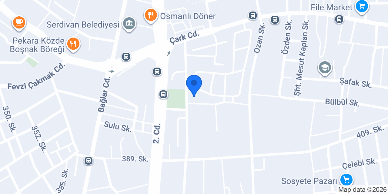 ÖZEL GÜLBAHÇE GÜNEŞ ANAOKULU konumu