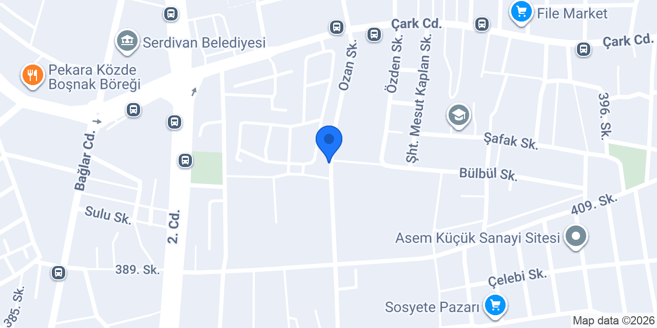 Nurtaş İlaç konumu