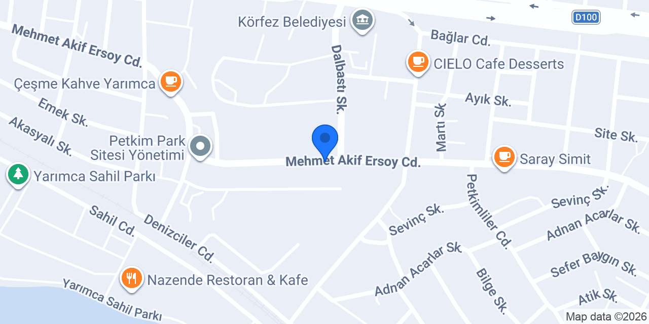 Profiterol Atölyesi Yarımca konumu