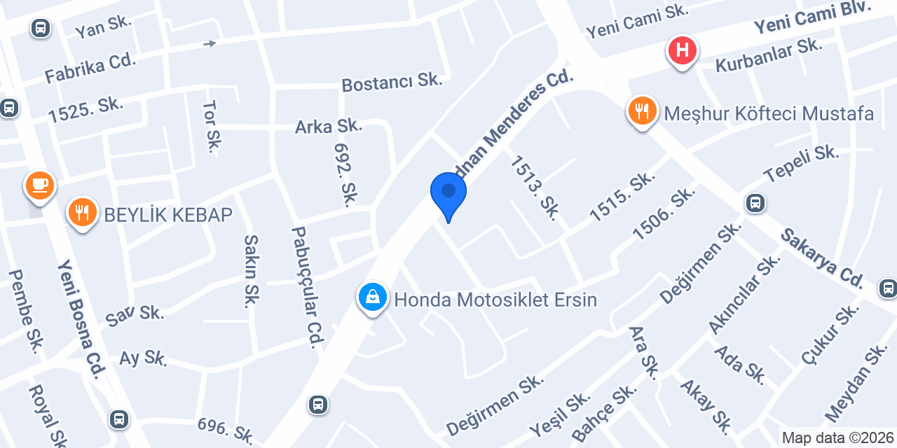 Şapka Pub konumu