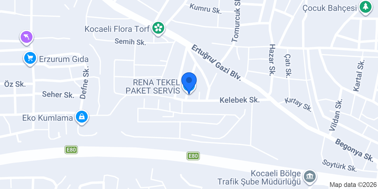 RENA TEKEL PAKET SERVİS konumu