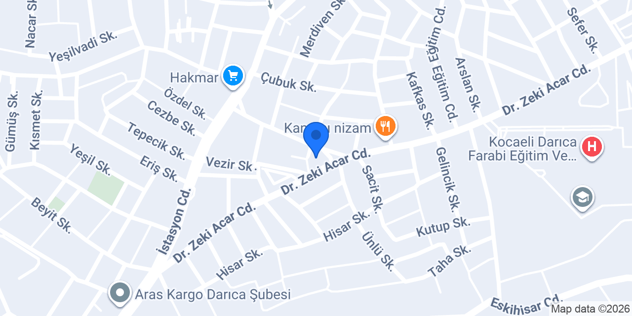 Dera Ofis Mobilyaları konumu
