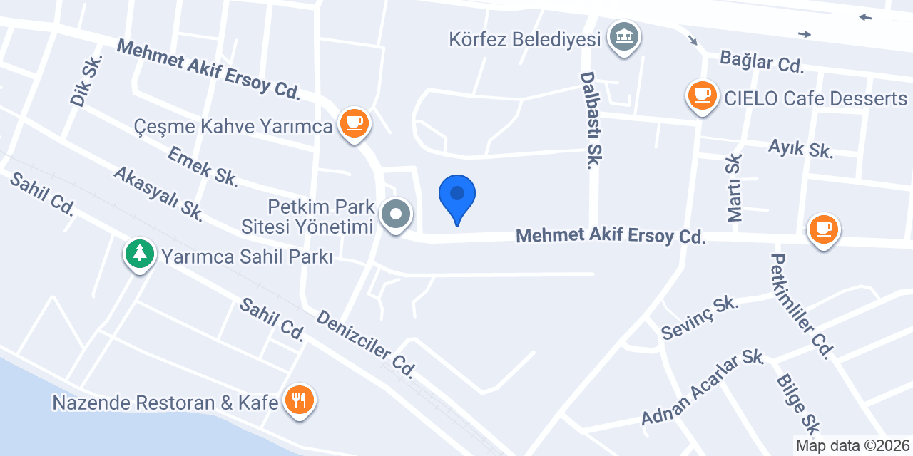 Peynirci Faruk Yarımca konumu