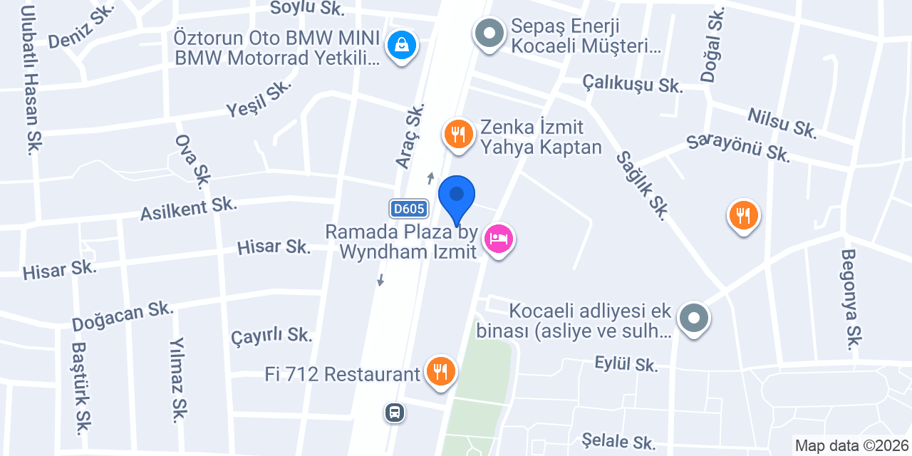 Diyetisyen Öznur Bircan konumu