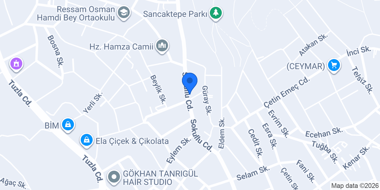 Gür Pastanesi konumu