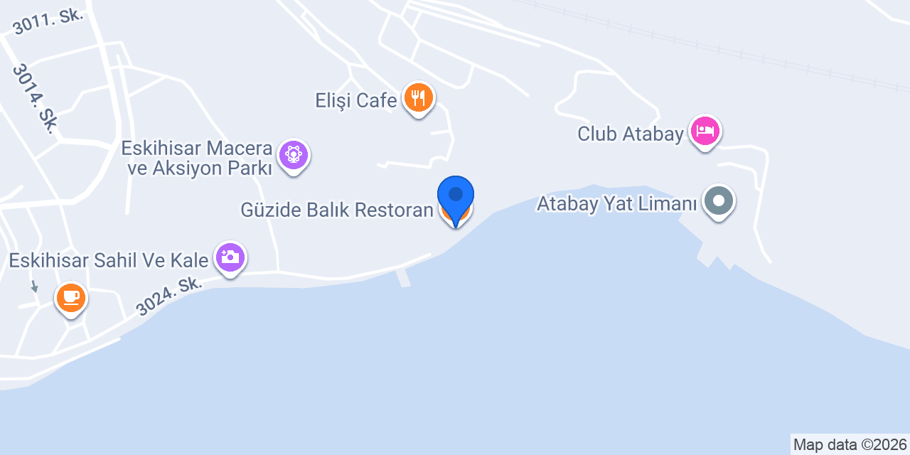 Güzide Balık Restoran konumu