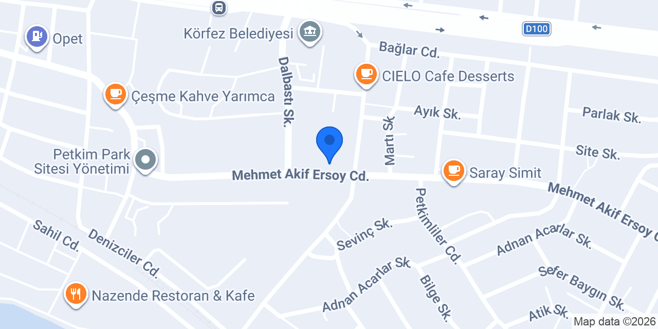 10 Numara Çiğköfte Körfez konumu