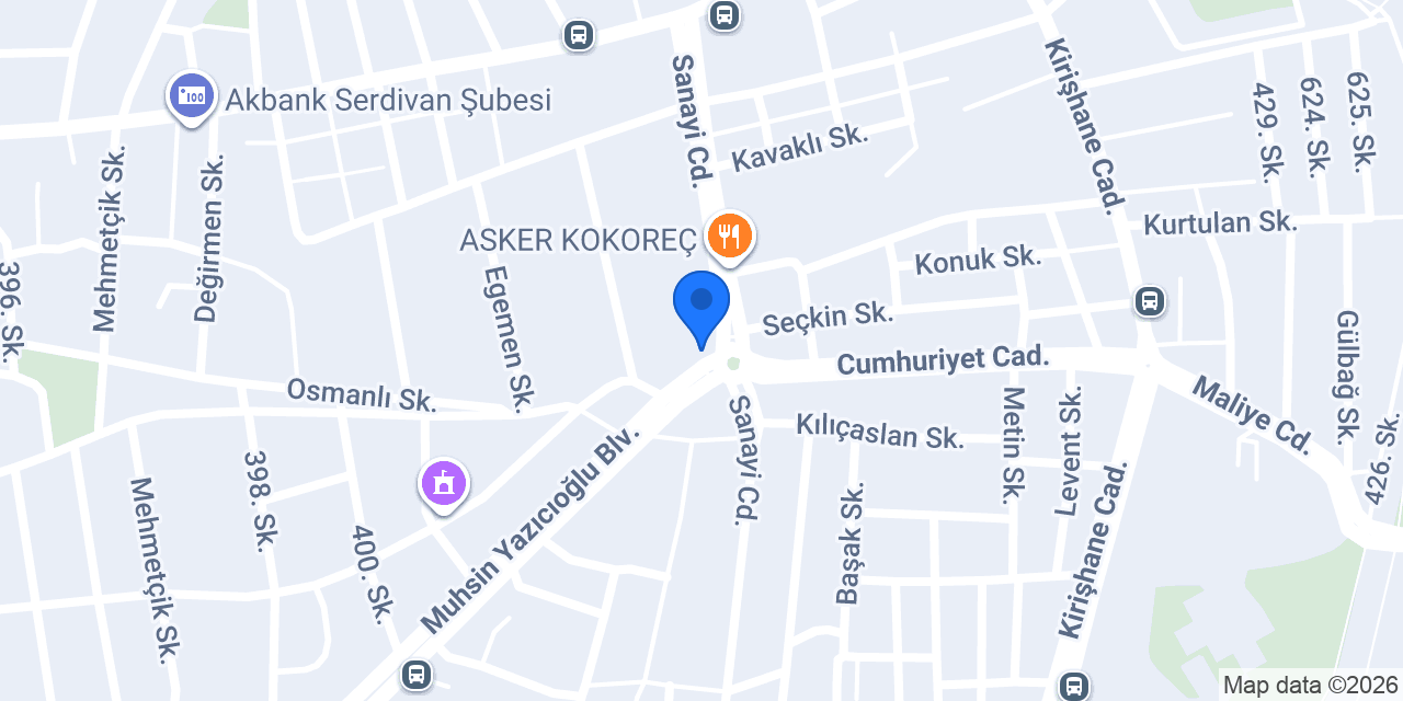 Eymer Yapı Market konumu