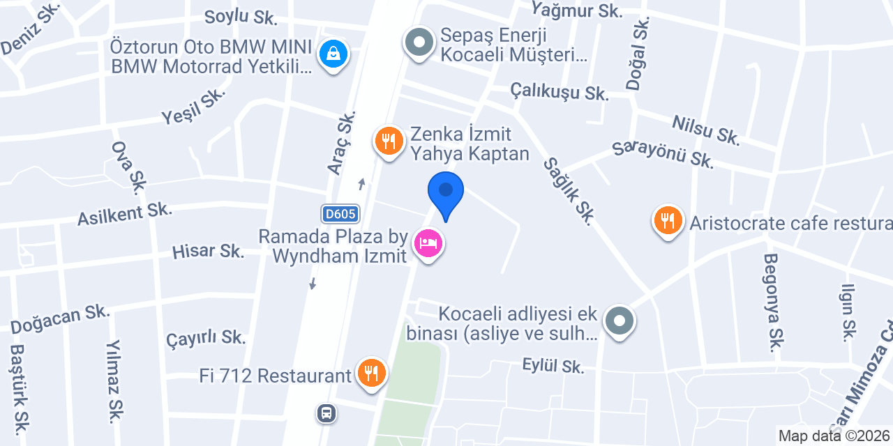 Zekiye Gündoğdu Yurt Müdürlüğü konumu