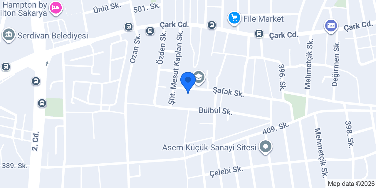 Serdivan Klima Kombi Servisi konumu