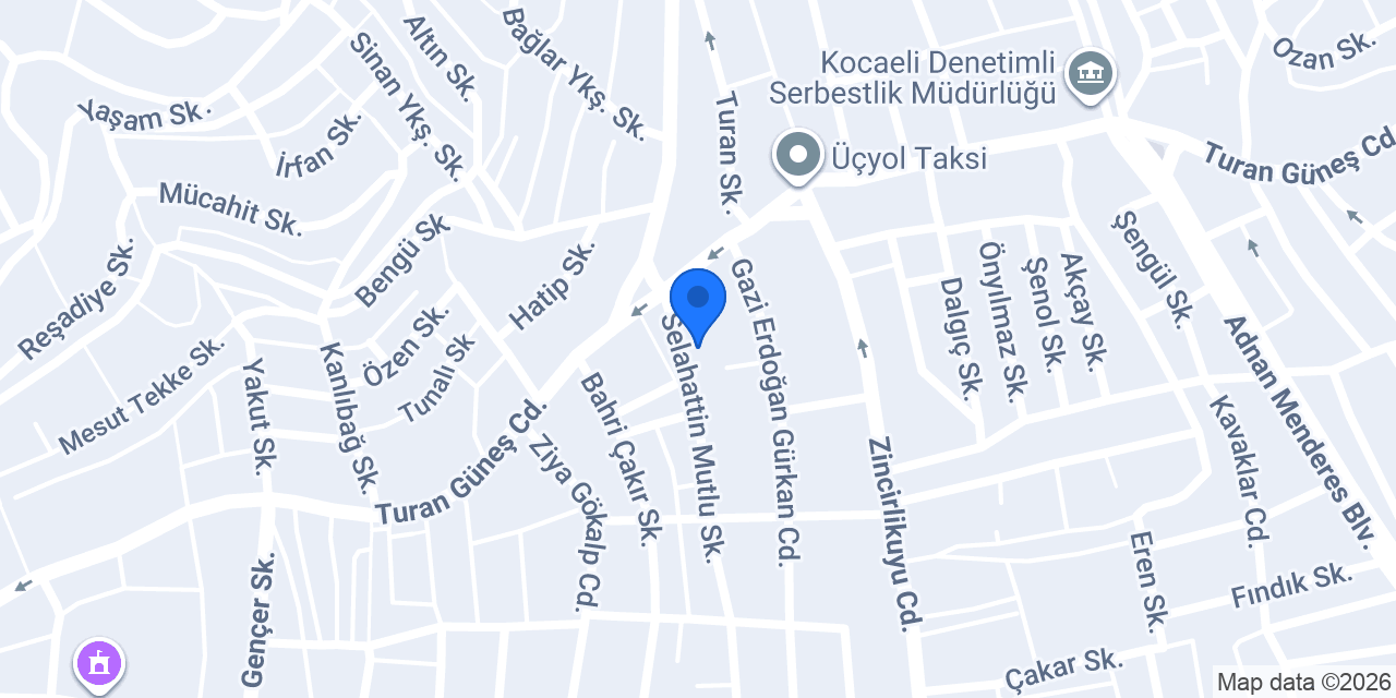 Class otopark & yıkama konumu