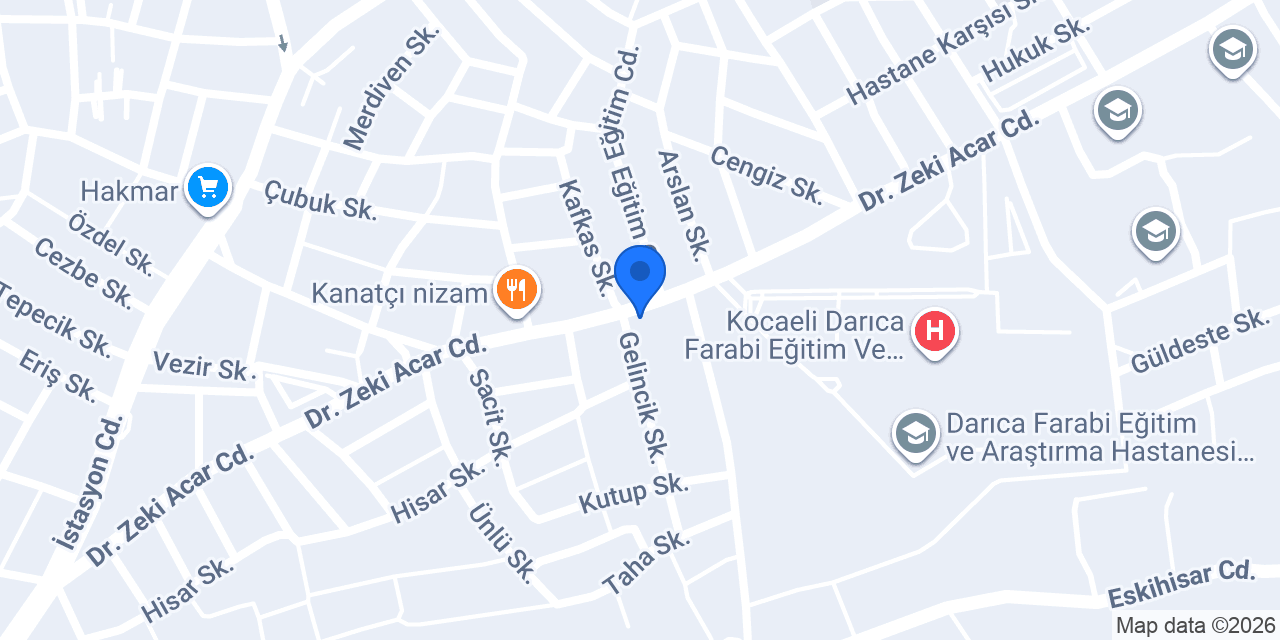 GÜLCE TUHAFİYE konumu