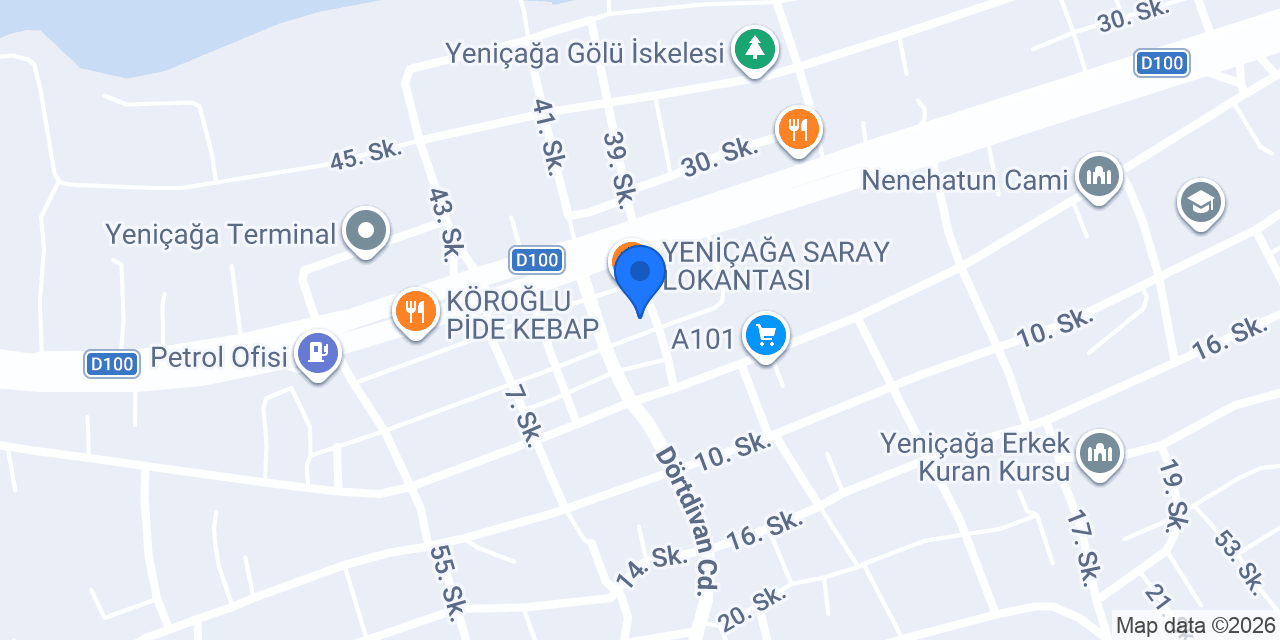 Yeniçağa Noterliği konumu