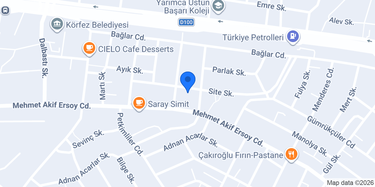 BEGART İNŞ. TAAH. MİM. MÜH. SAN. ve TİC. LTD. ŞTİ. konumu