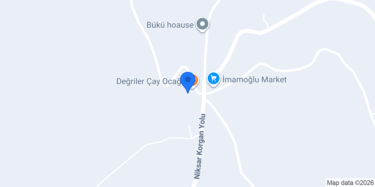 Değriler Çay Ocağı konumu