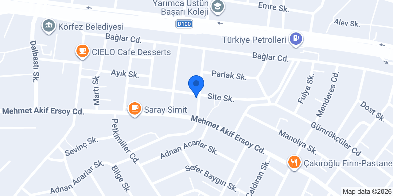 Ebru Eczanesi Körfez konumu
