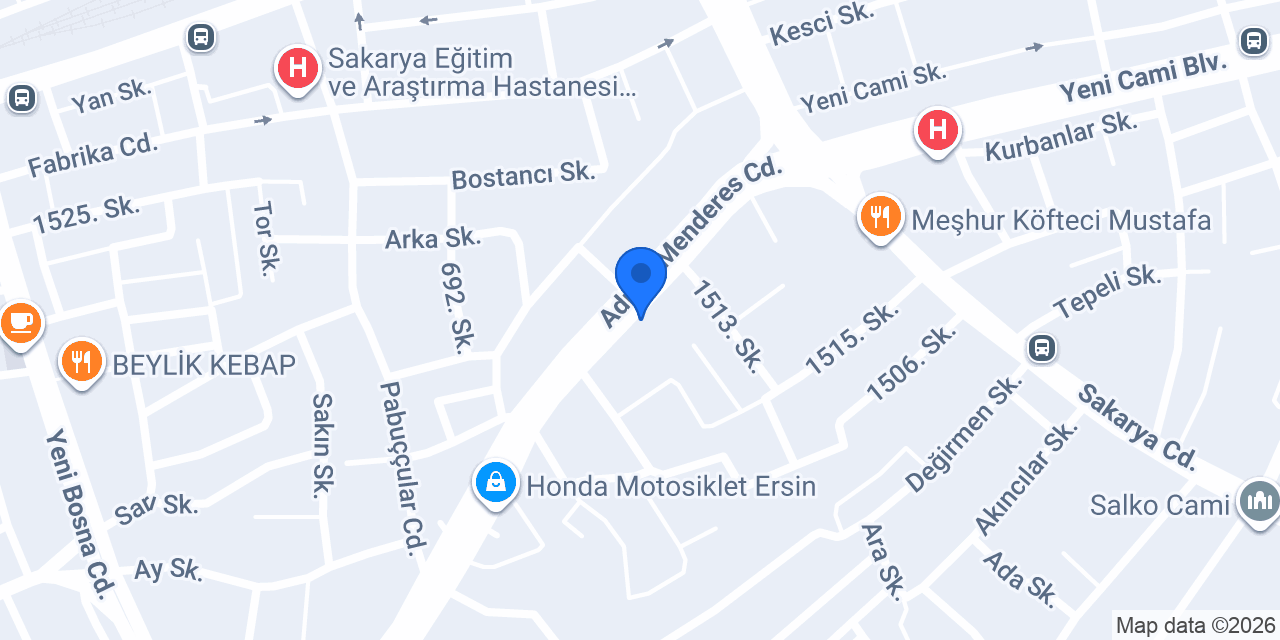 Ada Makser Endüstriyel Mutfak Ekipmanları konumu