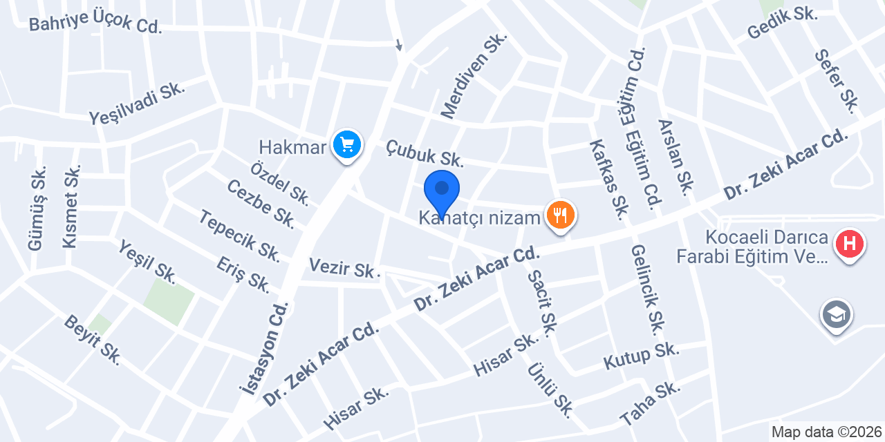 Ferah Ticaret - Buzdelen Darıca Bayii konumu