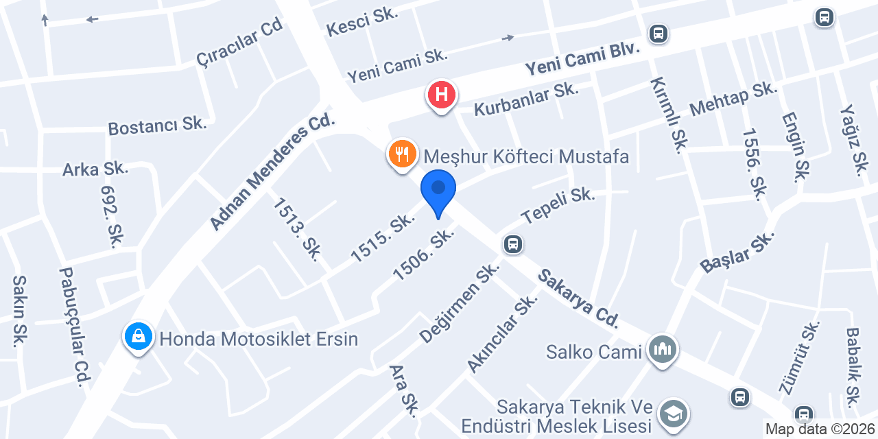 Meşhur Meriç Islama Köftecisi konumu