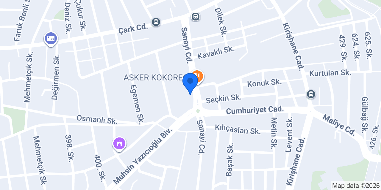 Sakarya Duman Otomotiv Serdivan konumu