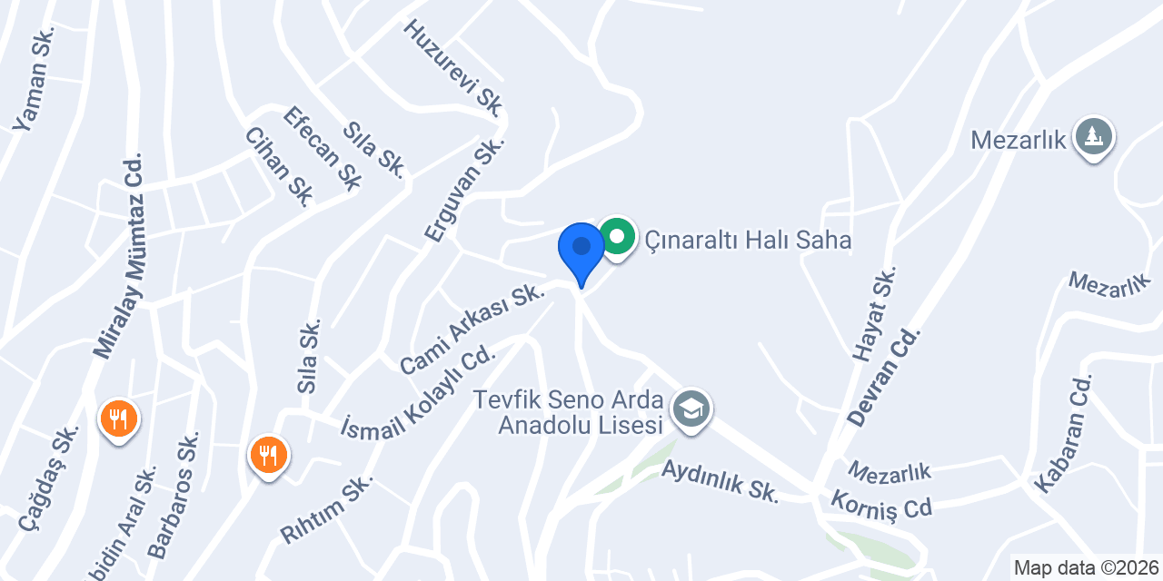 Çınaraltı Cafe konumu