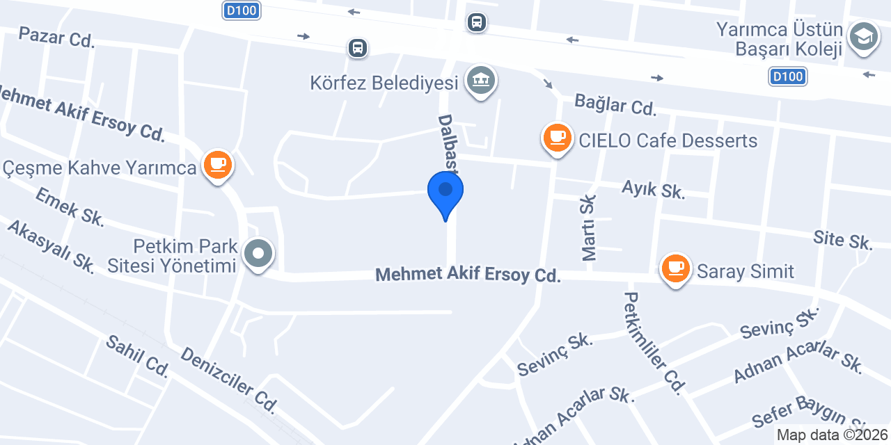 Tamsos Döner Yarımca konumu