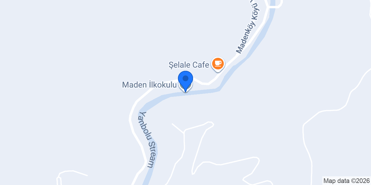 Maden İlkokulu konumu