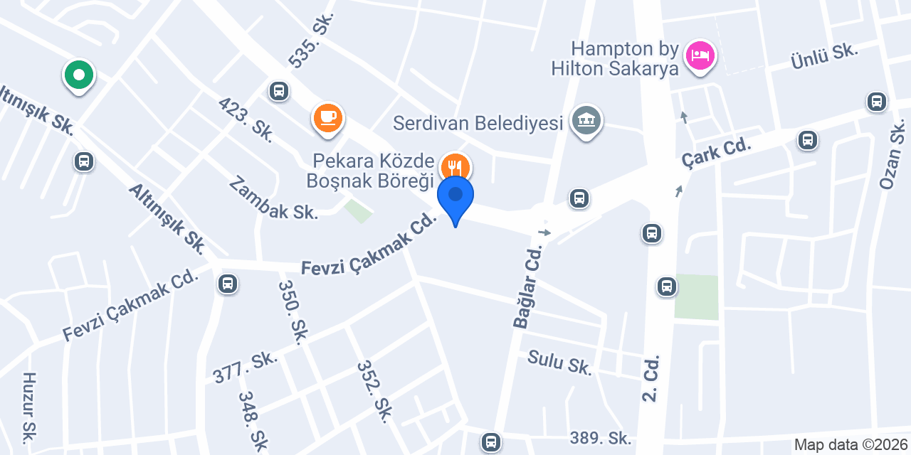 Serdivan SALON BÜŞRA konumu