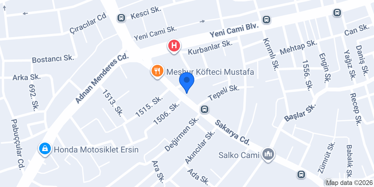 Çiğdem Çiçekçilik konumu