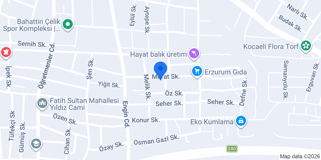 Matematik Özel Ders konumu