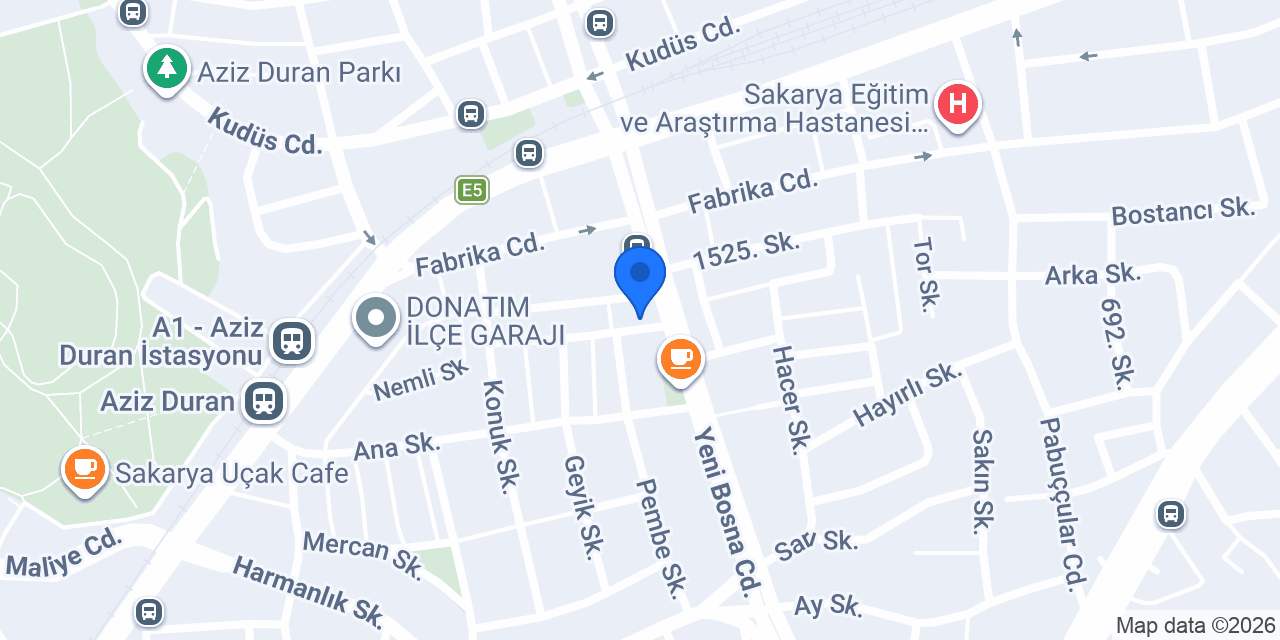 Oxijen Tv Sakarya Stüdyoları konumu