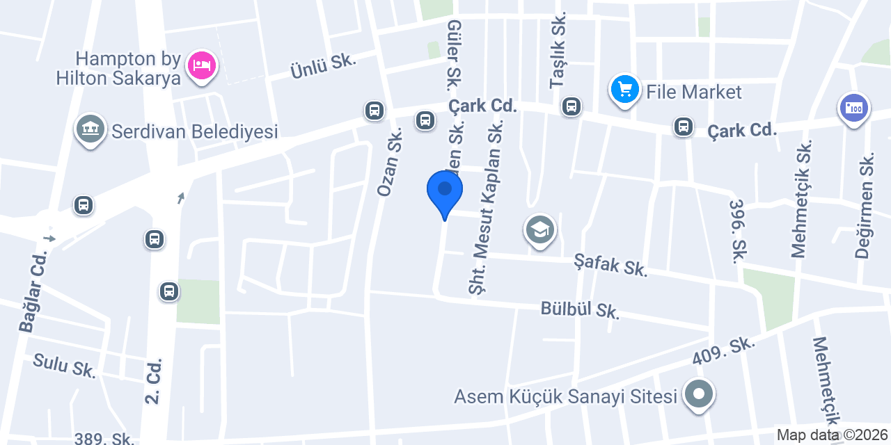 Pala İnşaat konumu