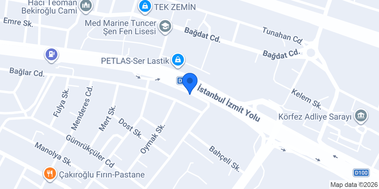 Şantad Yemek konumu