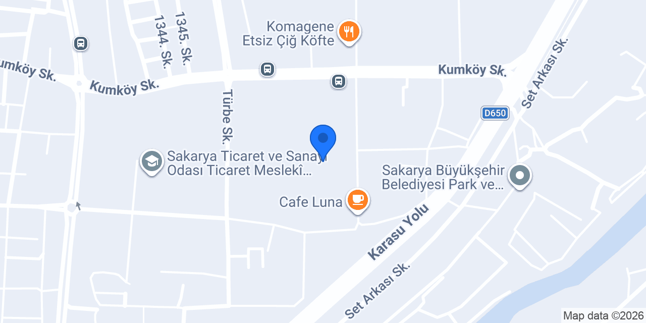Çınar Anaokulu konumu