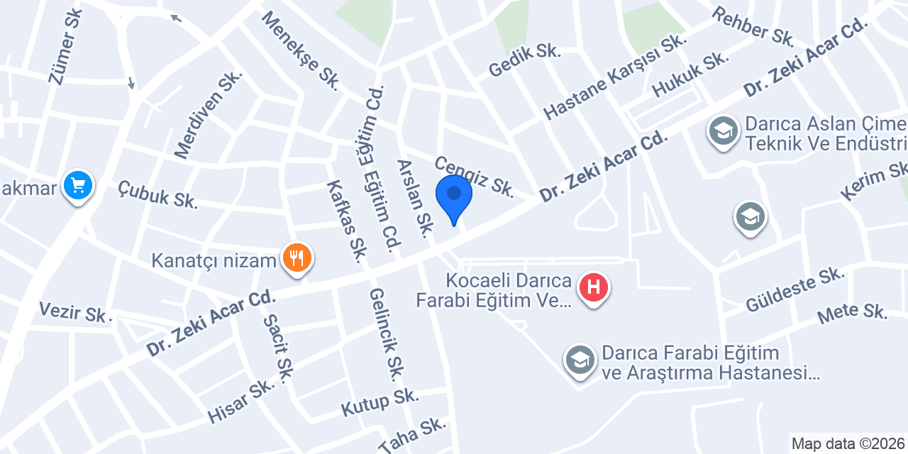 Oya Eczanesi konumu