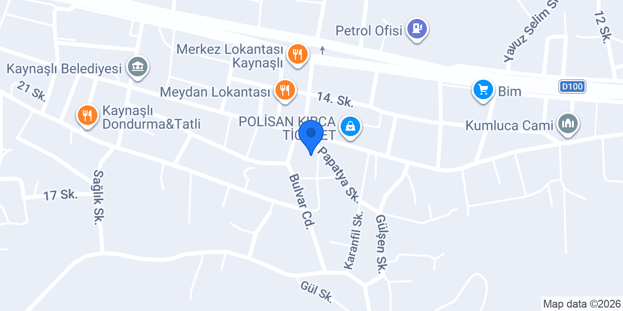 Merkez Erkek Kuaförü konumu