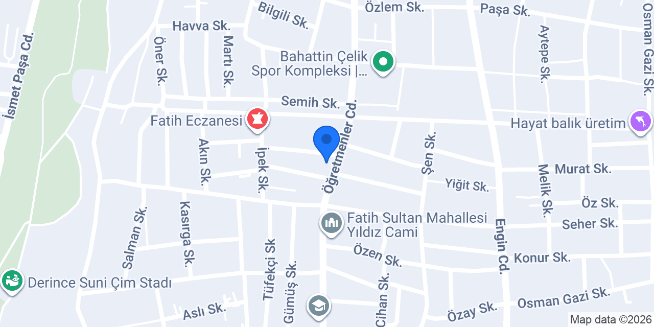 Saygın fırın konumu