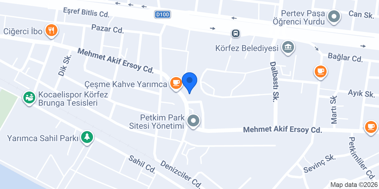 Özel BücürKent Kreş konumu