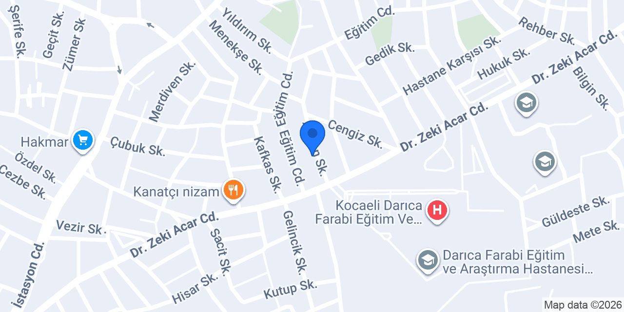 Gedik Medikal konumu