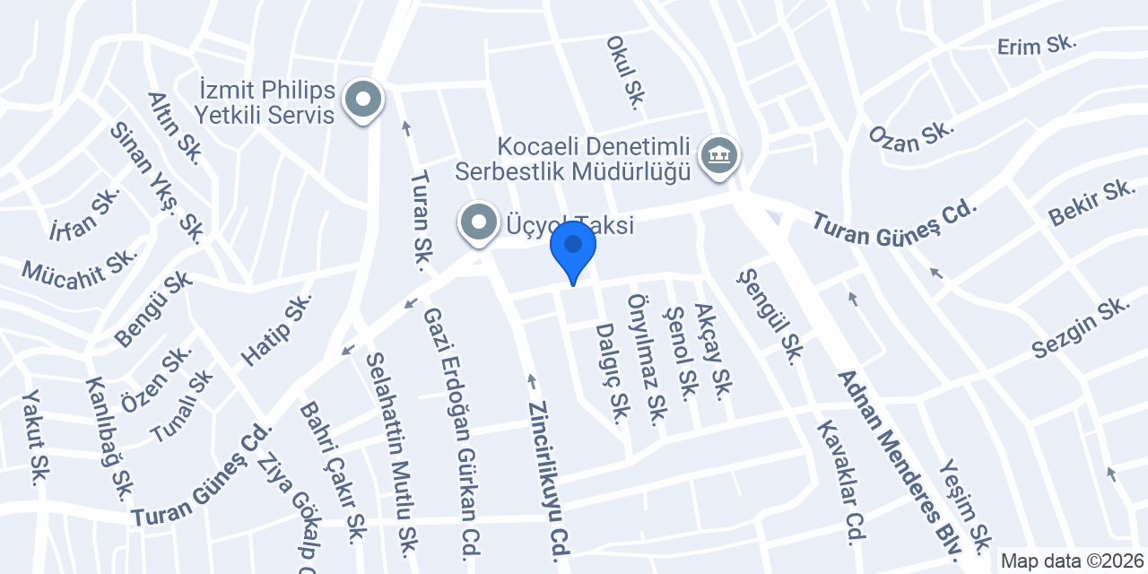 İZMİTBAGAYELEKTİRİK konumu