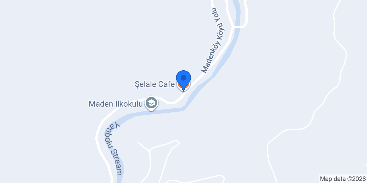 Şelale Cafe konumu