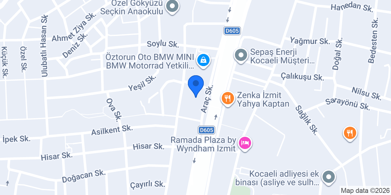 ERD YAPI MALZEMELERİ İNŞ. SAN. TİC. LTD. ŞTİ konumu