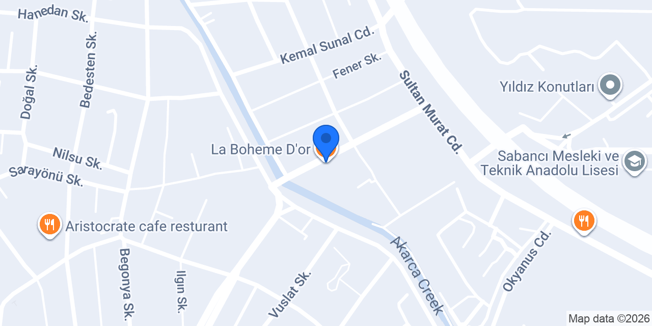 La Boheme D'or konumu