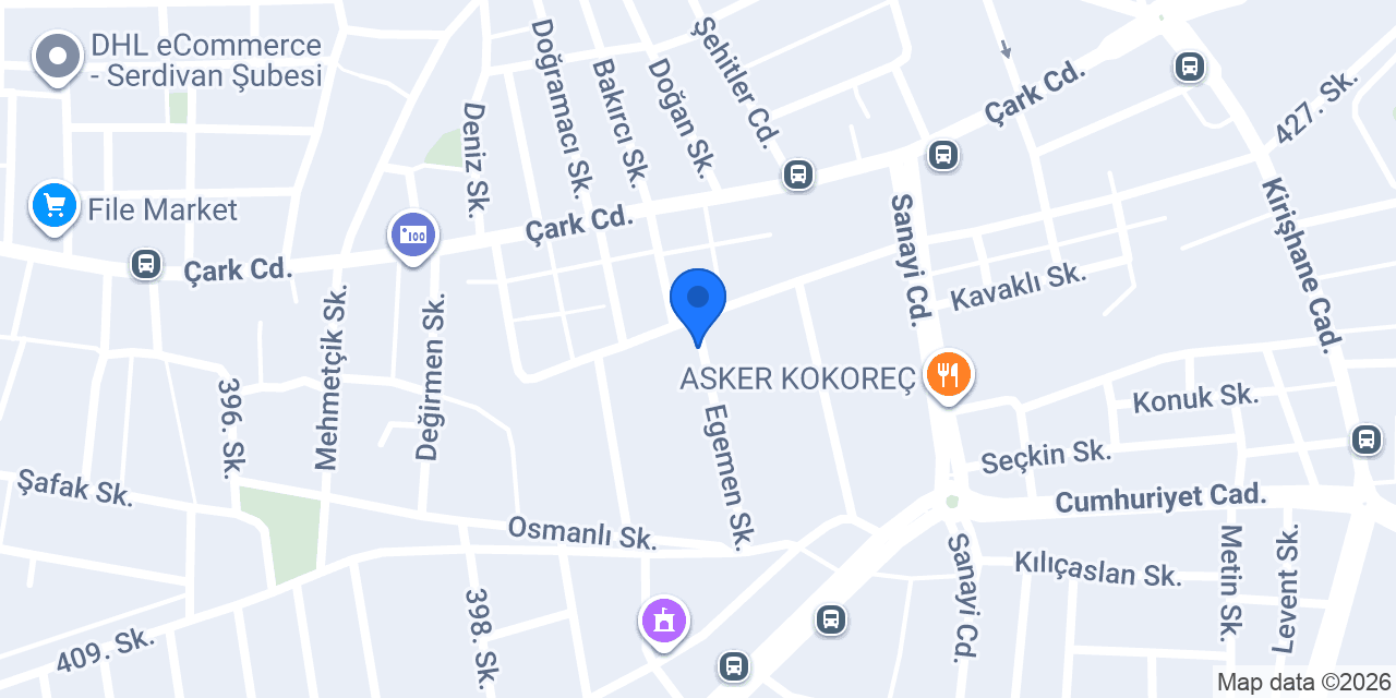 Gülersan Cam konumu