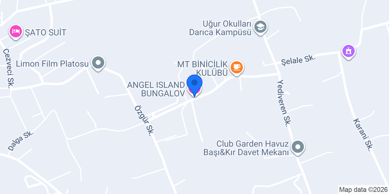 ANGEL ISLAND BUNGALOV konumu