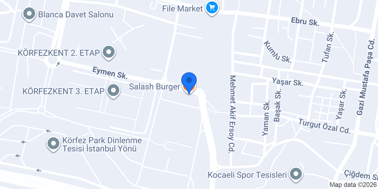 Salash Burger konumu