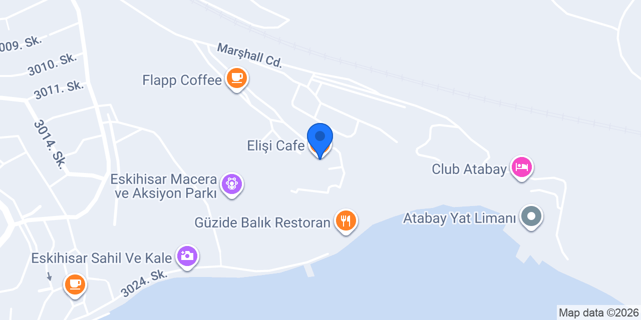 Elişi Cafe konumu