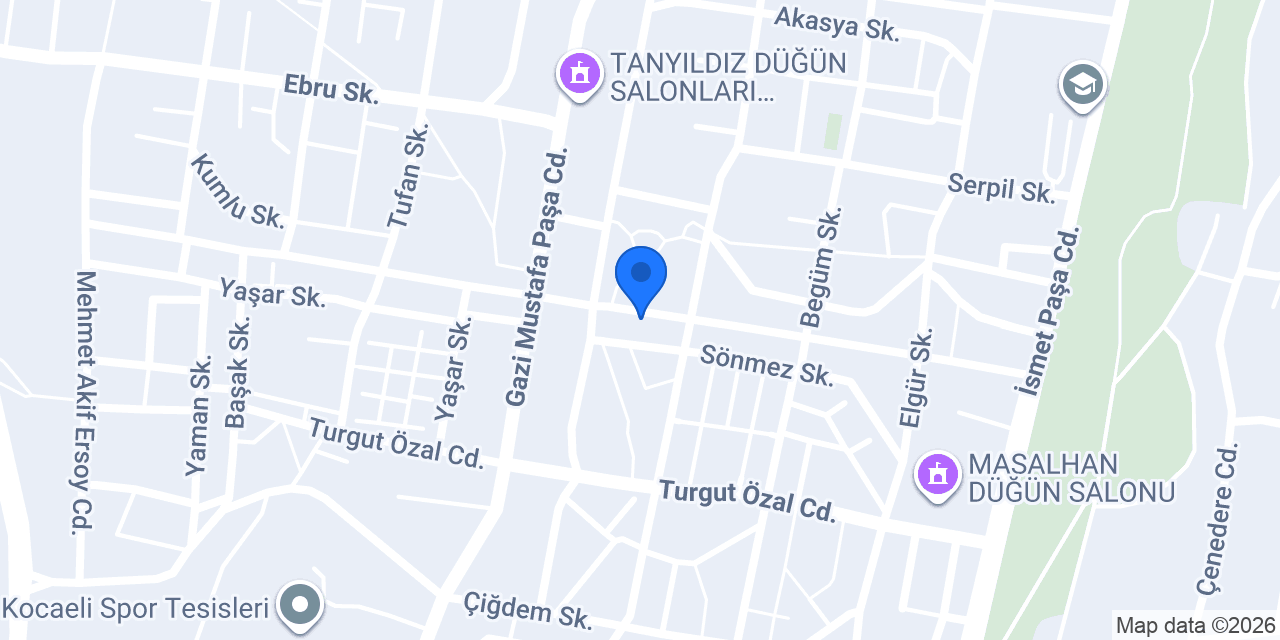 Derince Yunus Emre Akademi Lise konumu